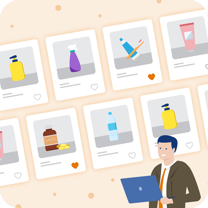 新しい商品に次々出会える！