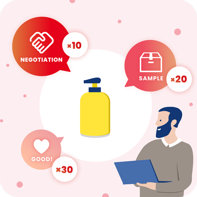 バイヤーの反応を可視化！ニーズが把握できる。